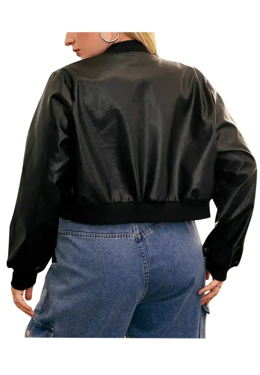 womens-zip-front-black-faux-leather-bomber-jacket