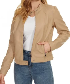 womens-zip-up-motorcycle-camel-faux-leather-jacket