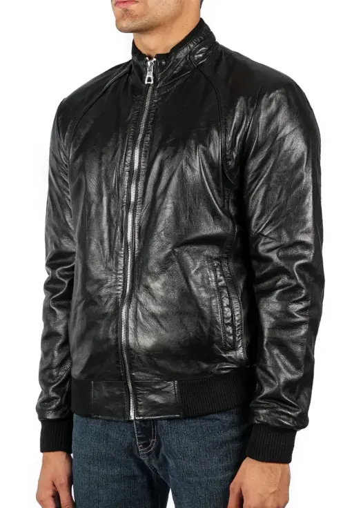 mens-black-motorcycle-faux-leather-bomber-jacket