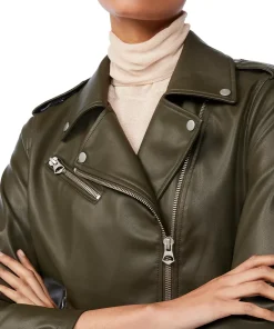 womens-green-moto-faux-leather-jacket