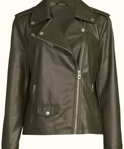 womens-green-moto-faux-leather-jacket