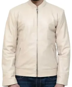 mens-beige-faux-leather-jacket