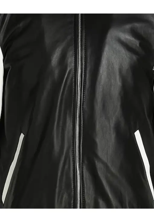 mens-black-and-white-bomber-faux-leather-jacket