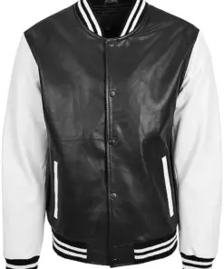 mens-black-and-white-faux-leather-varsity-bomber-jacket