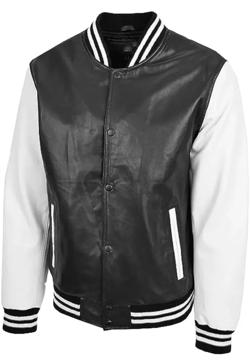 mens-black-and-white-faux-leather-varsity-bomber-jacket