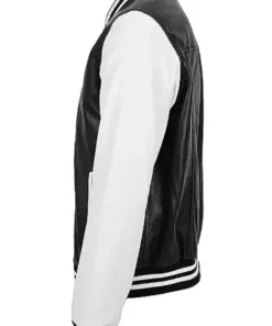 mens-black-and-white-faux-leather-varsity-bomber-jacket