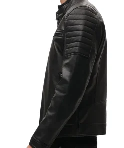 mens-black-racer-quilted-faux-leather-jacket