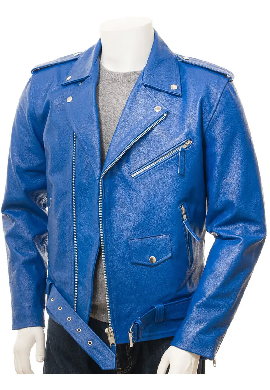 mens-blue-faux-leather-biker-jacket-2 mens-blue-faux-leather-biker-jacket