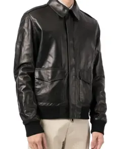 mens-bomber-black-faux-leather-moto-jacket