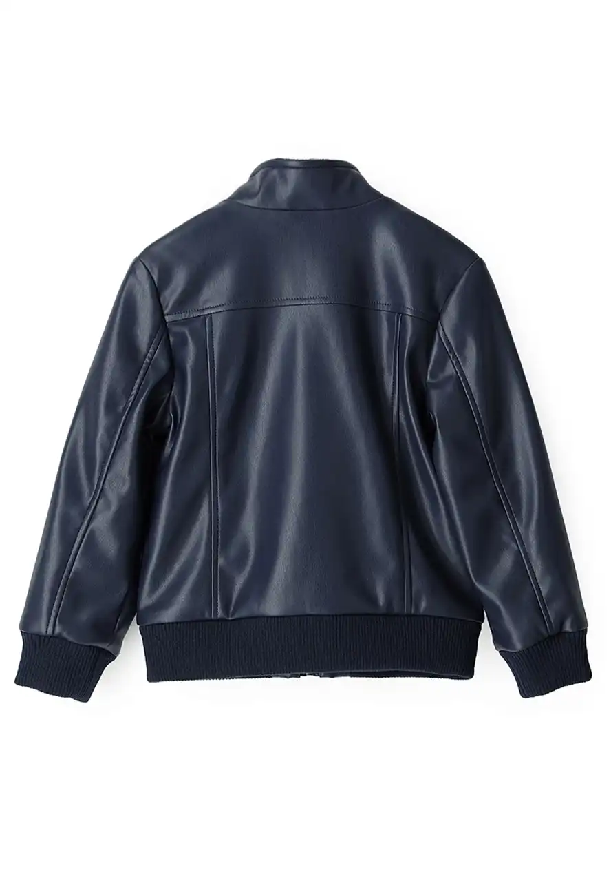 mens-bomber-blue-faux-leather-jacket-2 mens-bomber-blue-faux-leather-jacket
