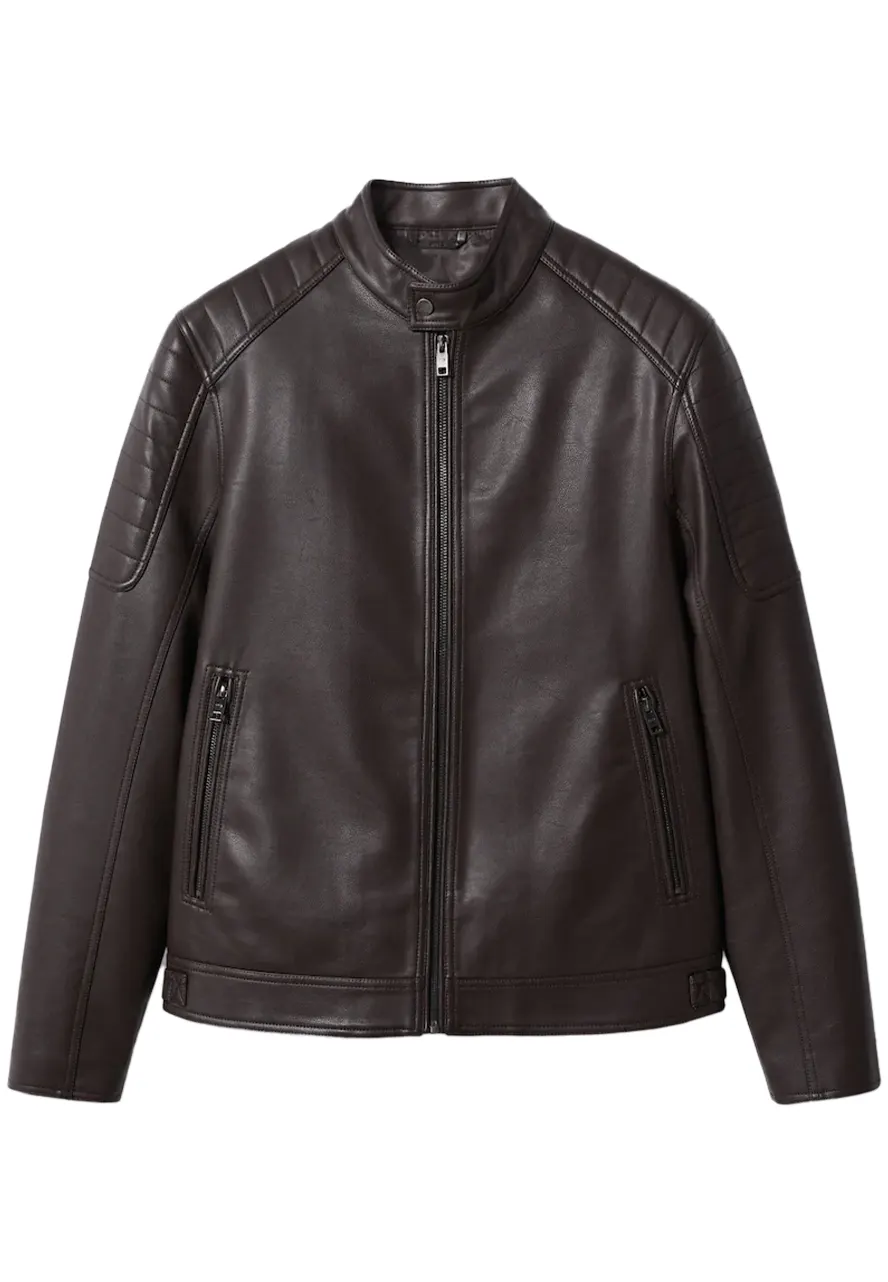 mens-brown-faux-leather-sport-biker-jacket-5 mens-brown-faux-leather-sport-biker-jacket