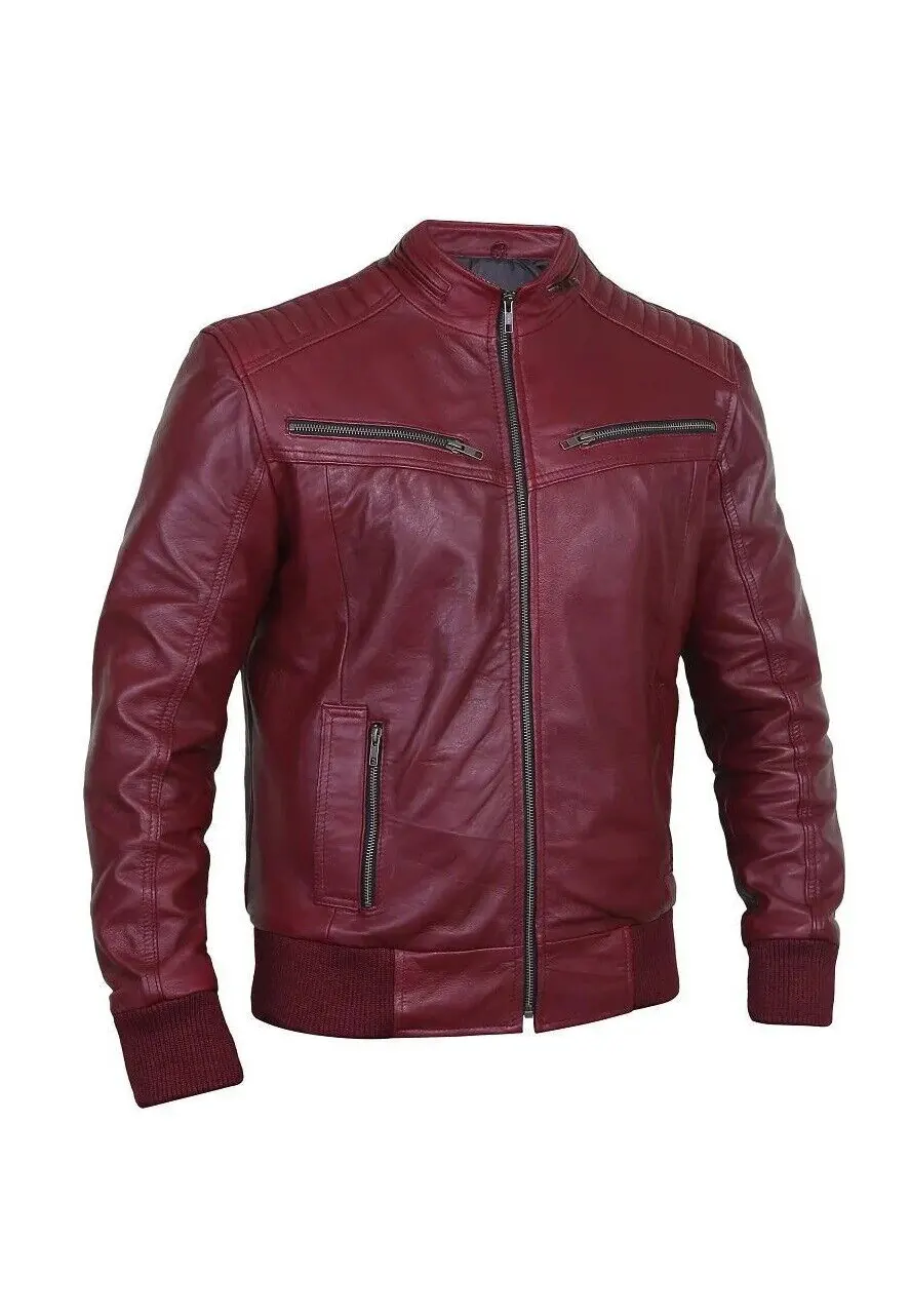 mens-burgundy-faux-leather-bomber-jacket-2 mens-burgundy-faux-leather-bomber-jacket