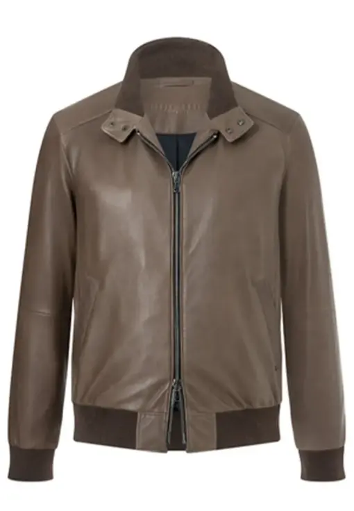 mens-buttoned-collar-ash-brown-faux-leather-bomber-jacket