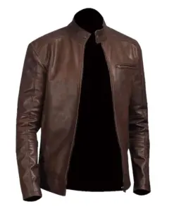 mens-chocolate-brown-faux-leather-jacket