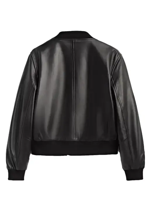 mens-classic-black-bomber-faux-leather-jacket