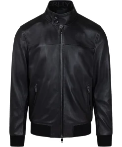 mens-dante-black-faux-leather-bomber-jacket