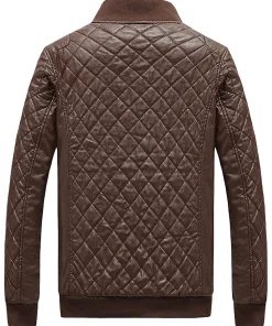 mens-diamond-quilted-dark-brown-faux-leather-bomber-jacket