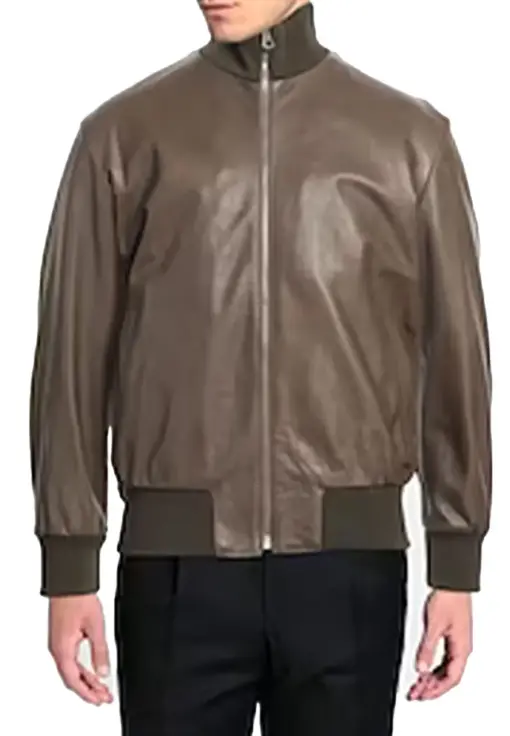 mens-dove-grey-faux-leather-bomber-jacket