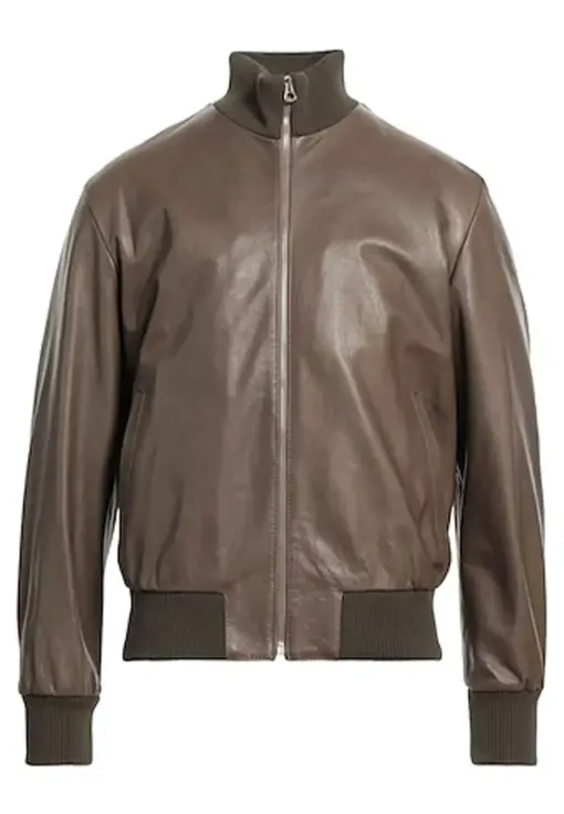 mens-dove-grey-faux-leather-bomber-jacket