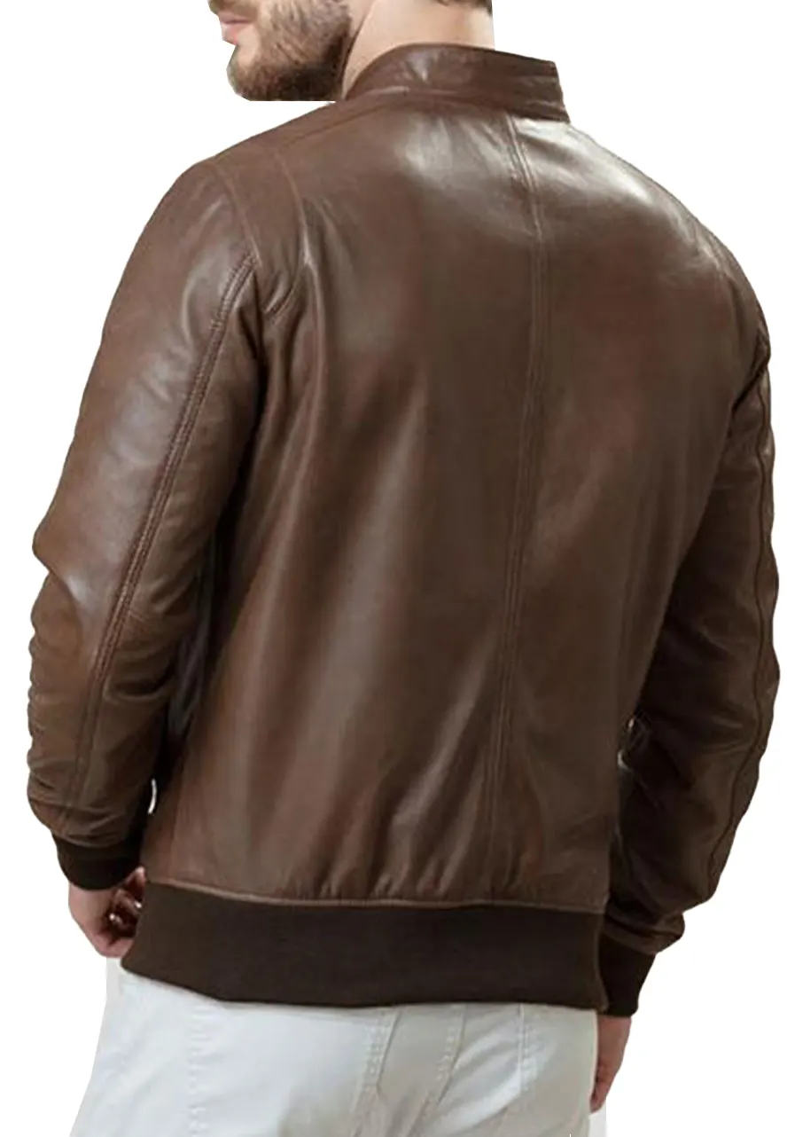 mens-eric-brown-faux-leather-bomber-jacket-3 mens-eric-brown-faux-leather-bomber-jacket