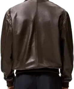 mens-excelled-brown-faux-leather-bomber-jacket