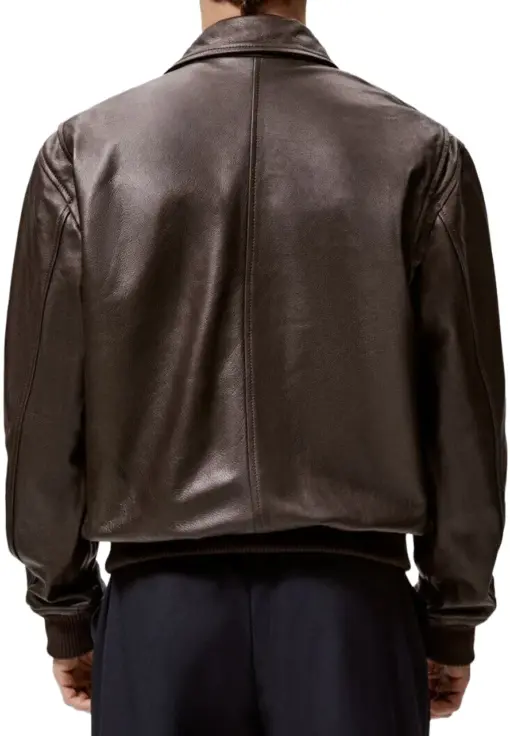 mens-excelled-brown-faux-leather-bomber-jacket