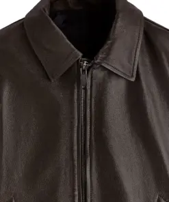 mens-excelled-brown-faux-leather-bomber-jacket