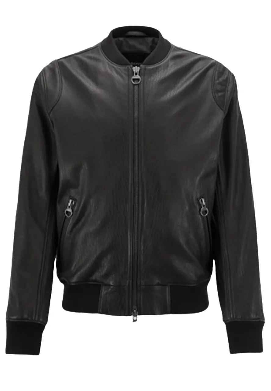 mens-fashion-black-bomber-faux-leather-jacket-1 mens-fashion-black-bomber-faux-leather-jacket