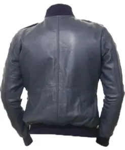 mens-faux-leather-blue-bomber-jacket