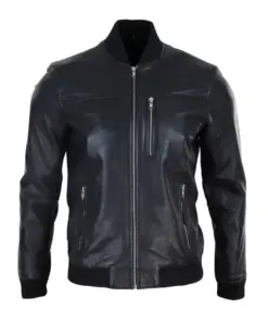 mens-faux-leather-bomber-black-jacket