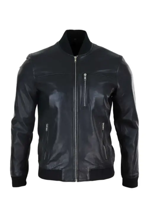 mens-faux-leather-bomber-black-jacket