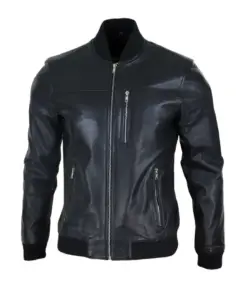 mens-faux-leather-bomber-black-jacket