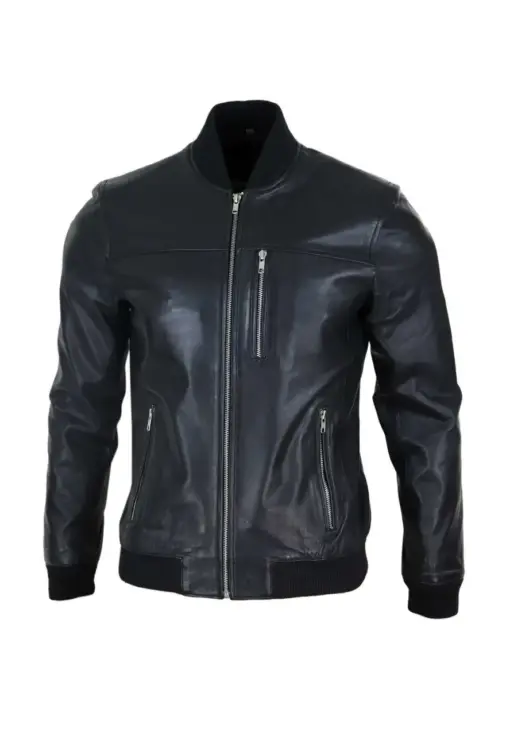 mens-faux-leather-bomber-black-jacket