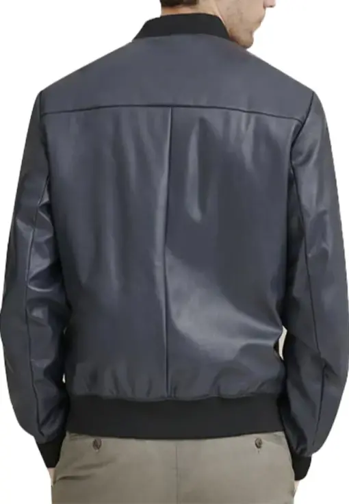 mens-grey-faux-leather-bomber-jacket