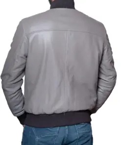 mens-grey-faux-leather-flight-bomber-jacket