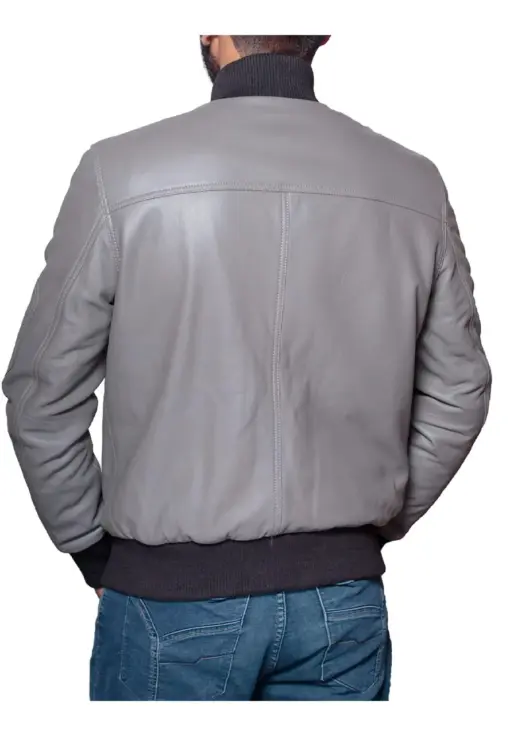 mens-grey-faux-leather-flight-bomber-jacket