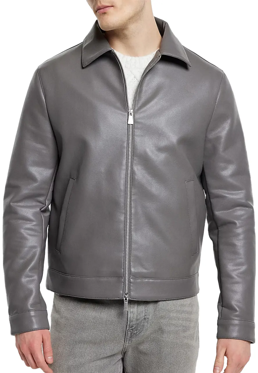mens-grey-faux-leather-zip-jacket-1 mens-grey-faux-leather-zip-jacket