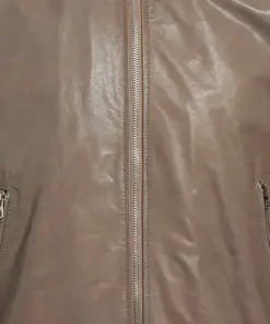 mens-khaki-faux-leather-bomber-jacket