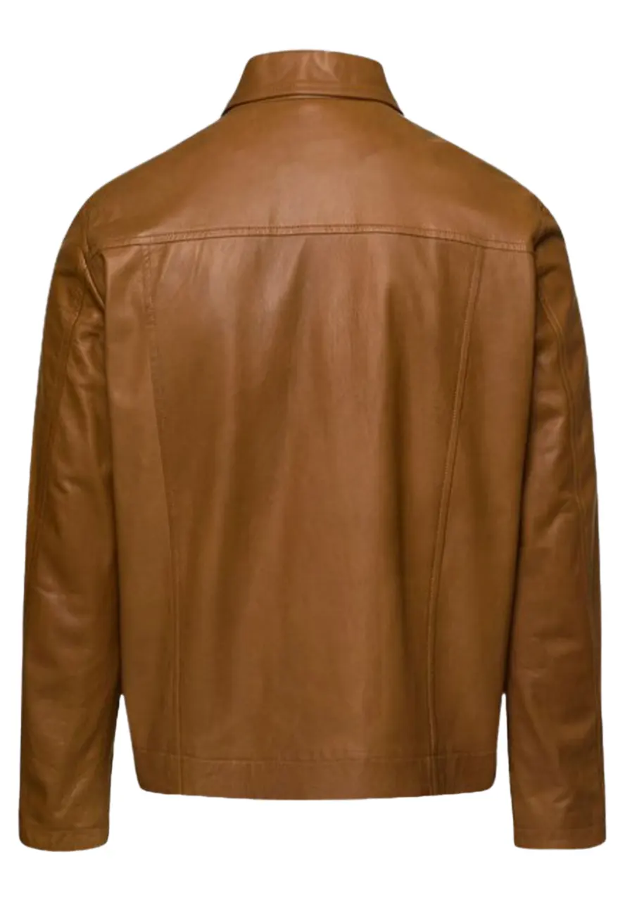 mens-laydown-collar-brown-faux-leather-jacket-2 mens-laydown-collar-brown-faux-leather-jacket