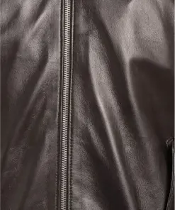 mens-long-sleeve-dark-brown-faux-leather-bomber-jacket