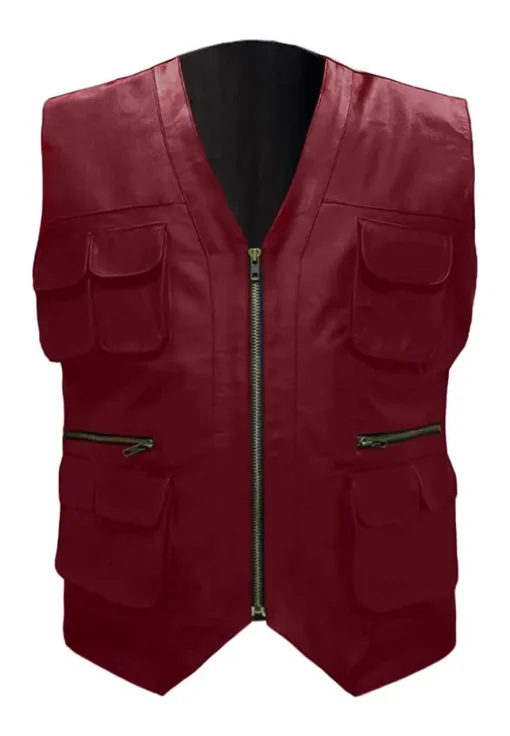 mens-maroon-faux-leather-moto-vest