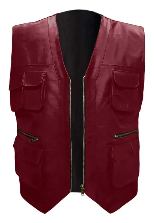 mens-maroon-faux-leather-moto-vest