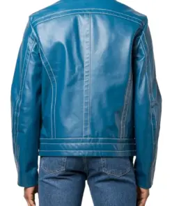 mens-multi-pocket-zip-up-blue-faux-leather-jacket