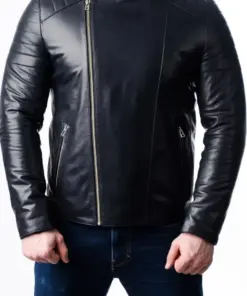 mens-quilted-black-faux-leather-jacket