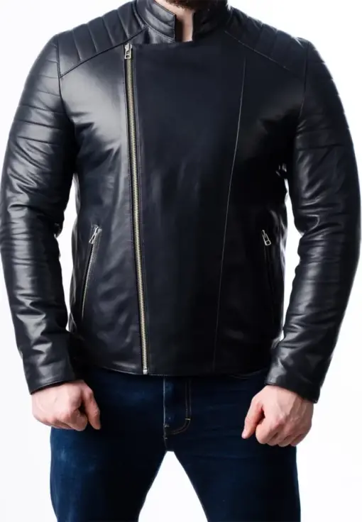 mens-quilted-black-faux-leather-jacket