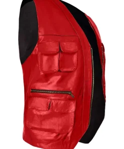 mens-red-faux-leather-moto-vest