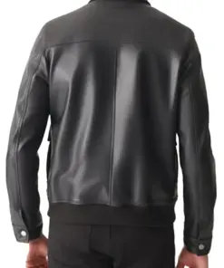 mens-slim-fit-black-bomber-faux-leather-jacket