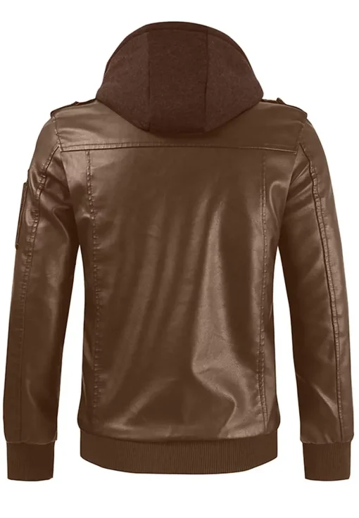 mens-slim-fit-brown-faux-leather-bomber-jacket-with-removable-hood