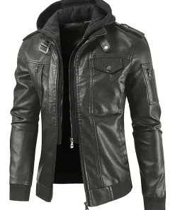 mens-slim-fit-grey-faux-leather-bomber-jacket-with-removable-hood