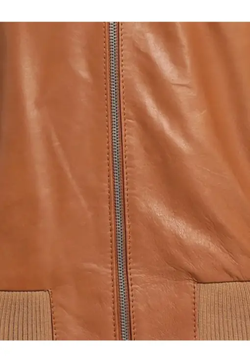 mens-tan-bomber-faux-leather-jacket